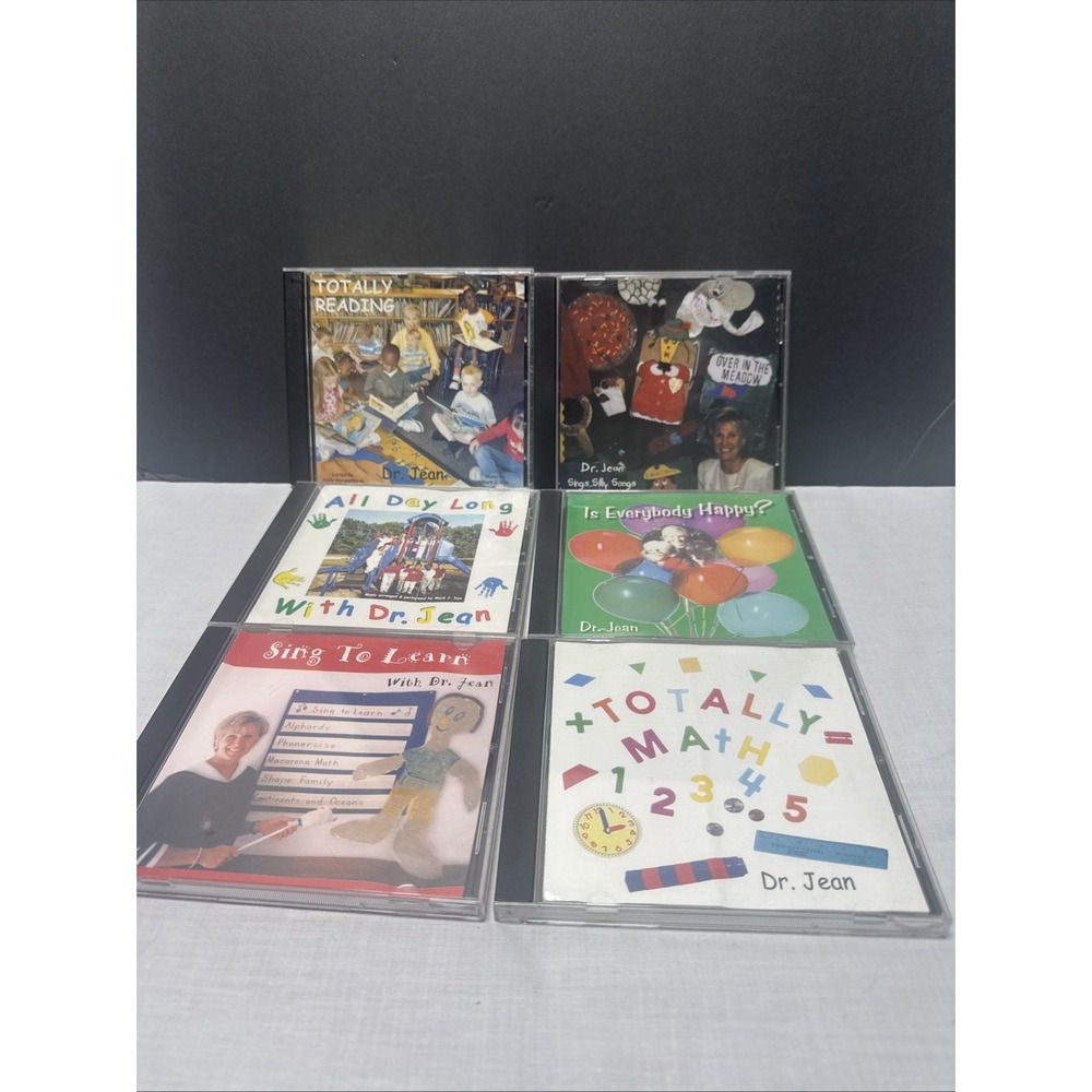 Lot Of 6 Dr.Jean Educational CDS Homeschool Learning